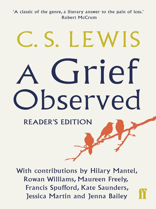 Title details for A Grief Observed Readers' Edition by C.S. Lewis - Available
